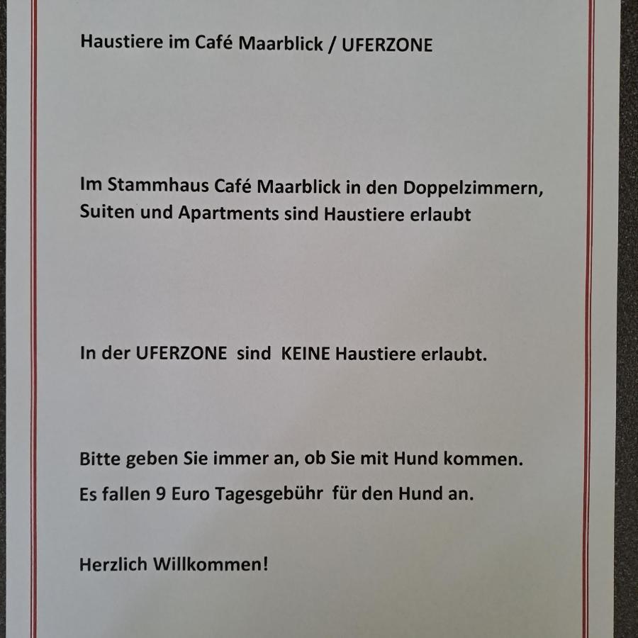 Hotel-Ferienwohnungen Cafe Maarblick Schalkenmehren Exterior photo